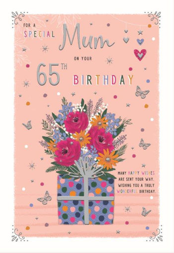 Picture of FOR A SPECIAL MUM ON YOUR 65TH BIRTHDAY CARD
